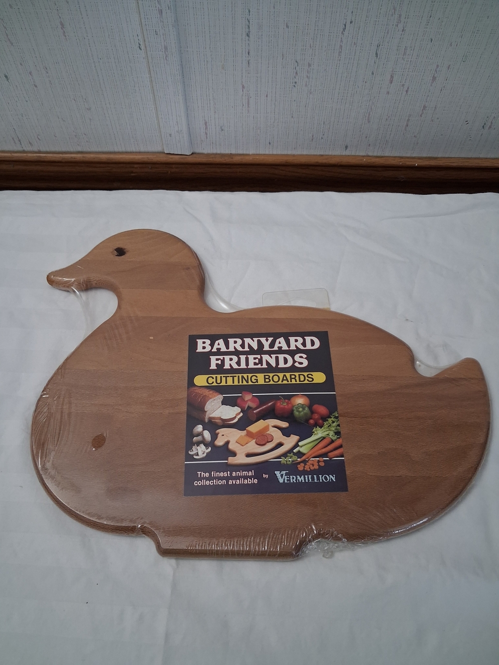 Duck Goose Vintage Wooden Cutting Board NWT by Vermillion Made In USA
